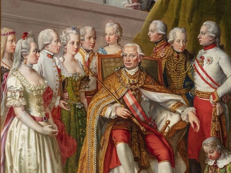 1775-Antonín Machek - Leopoldo II, dal Ciclo dei Re - Galleria Nazionale di Praga